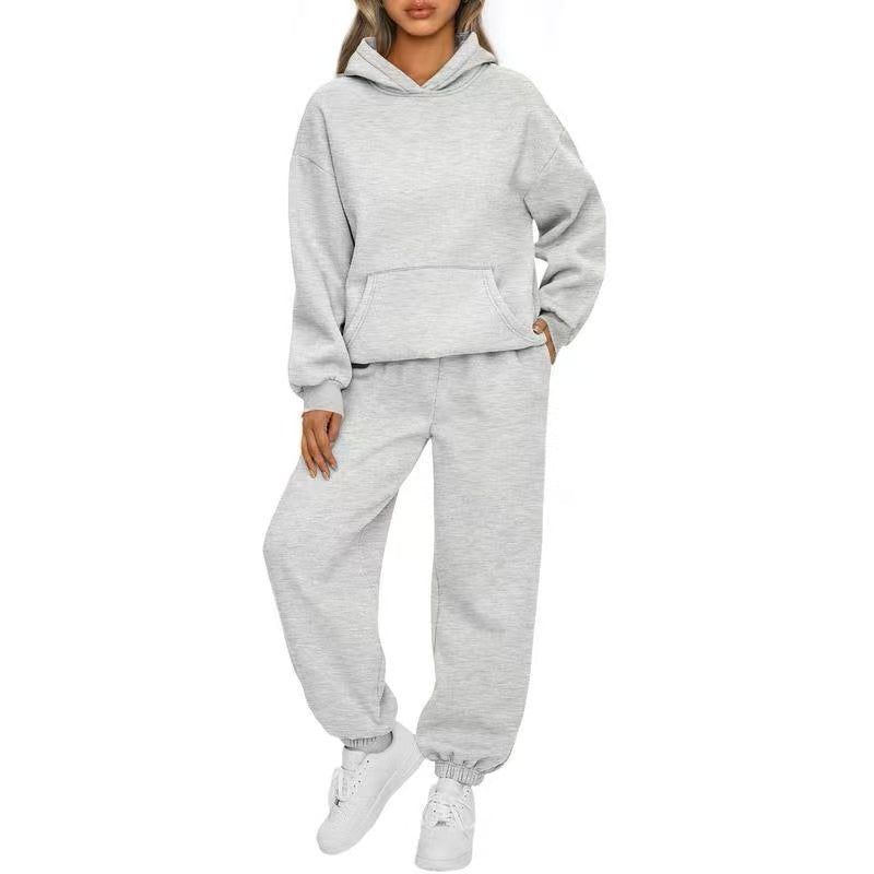 ๐ Womenโs 2-Piece Lounge Set โ Oversized Hoodie & Sweatpants | Cozy, Chic & Effortless Fall Style ๐