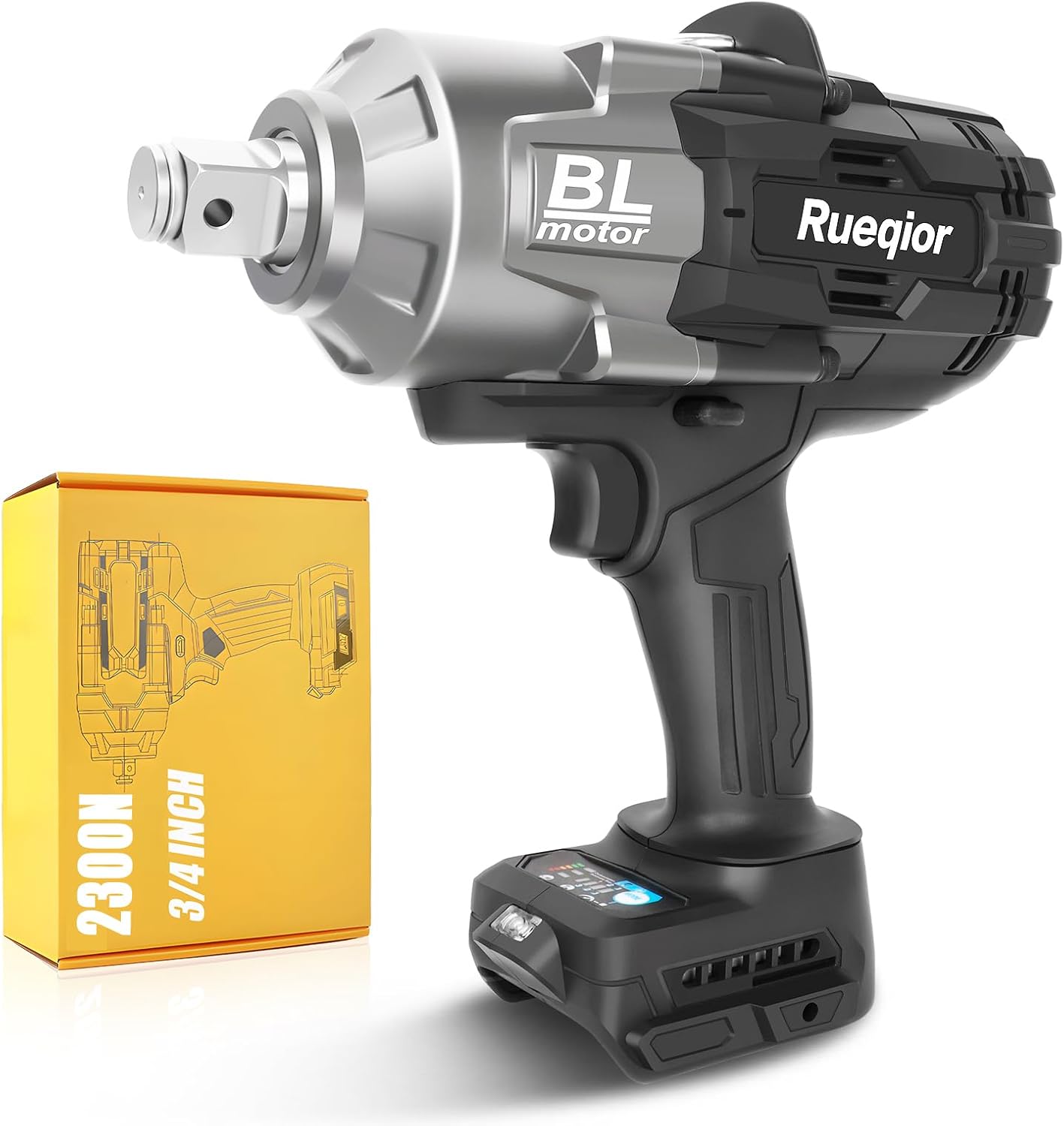 1/2-inch cordless impact wrench with 20V battery
