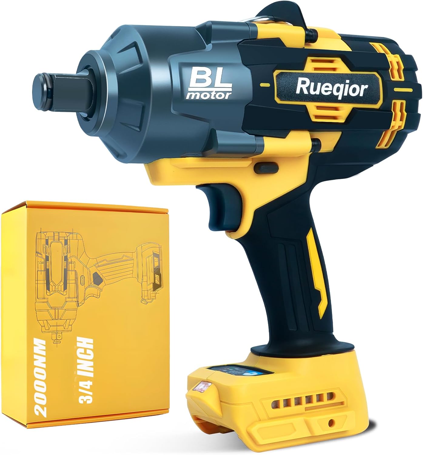 1/2-inch cordless impact wrench with 20V battery