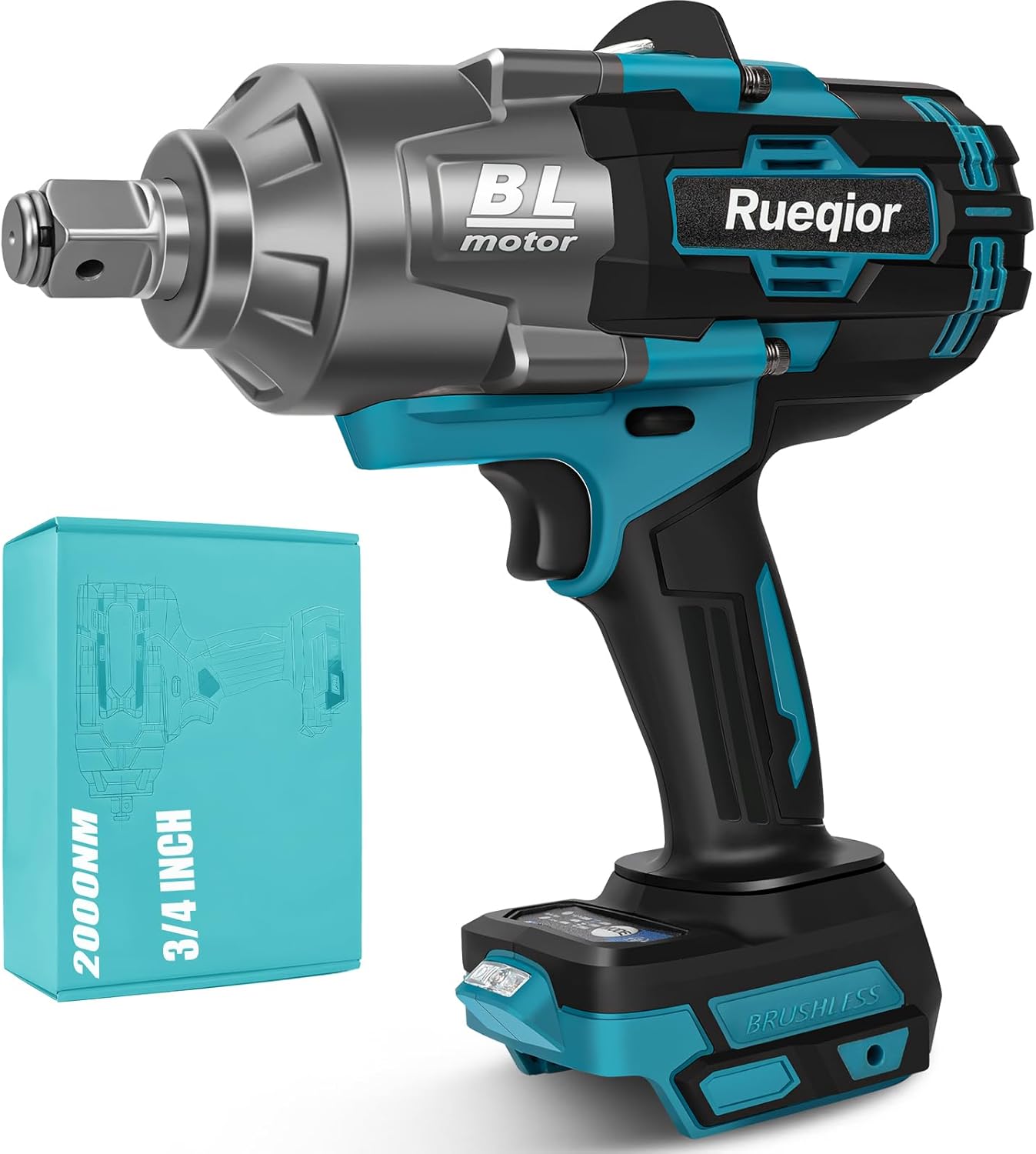1/2-inch cordless impact wrench with 20V battery